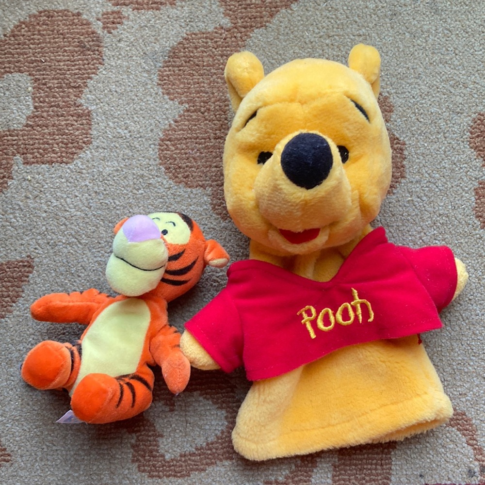 Pooh puppet and tiger included.  Great condition